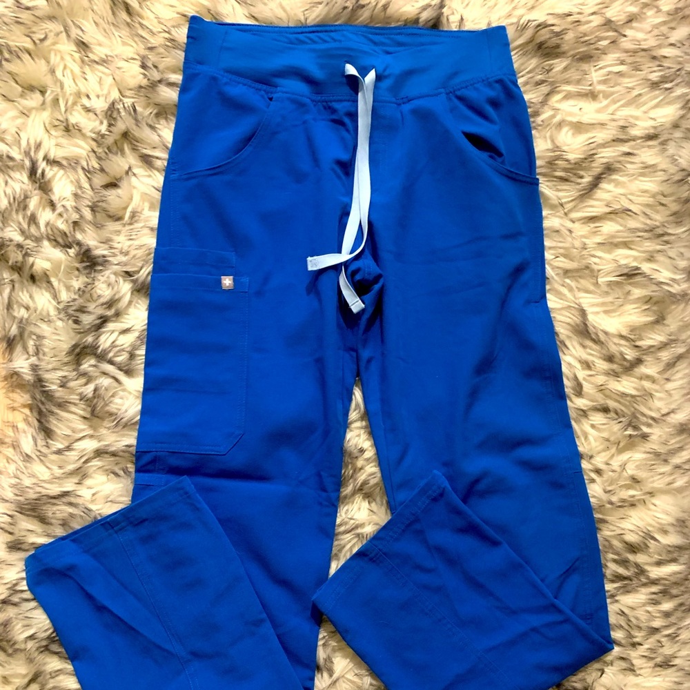 Figs Scub bottoms, Royal Blue XS
